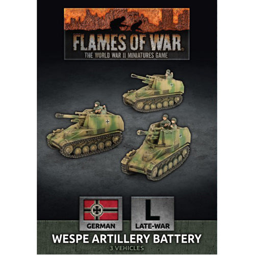Flames of War: Wespe 10.5cm SP Artillery Battery (x3)