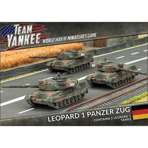 Flames of War: West German Leopard 1 Panzer Zug (x5 Plastic)
