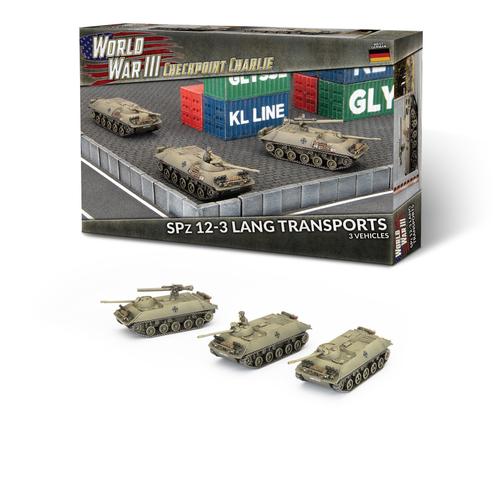 Flames of War: West German SPz 12-3 Lang Transport Platoon (x3)