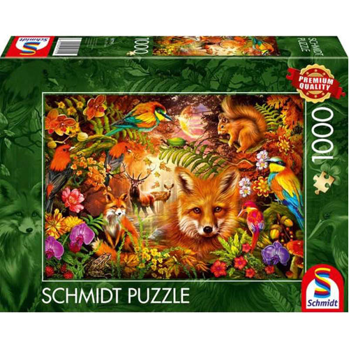 Flowers, Fur and Feathers Puzzle - 1000 Pieces