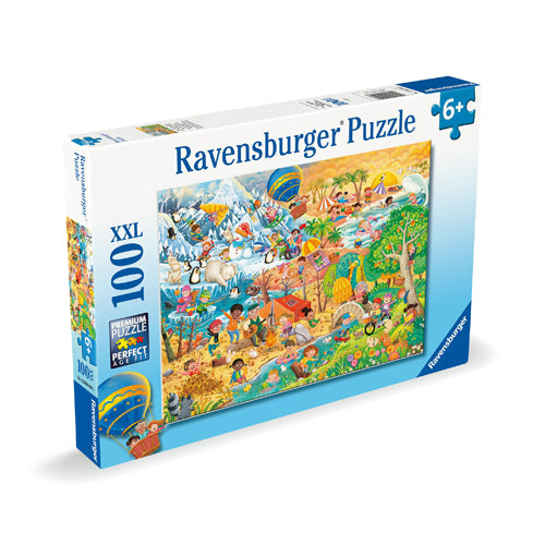 Four Seasons of Fun Puzzle - 100 Pieces XXL