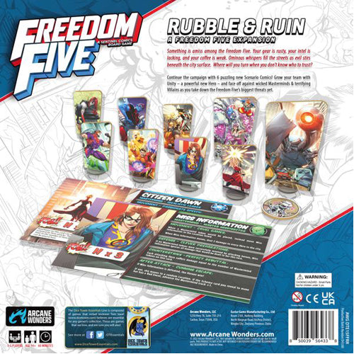 Freedom Five: Rubble and Ruin Expansion