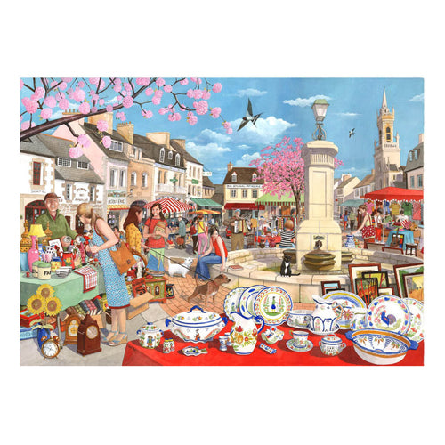 French Market 1000 Piece Puzzle
