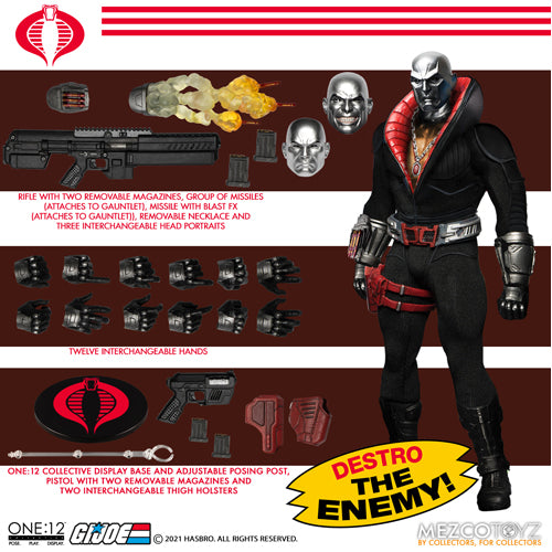 G.I. JOE DESTRO ONE:12 COLLECTIVE