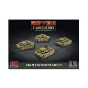 Panzer III Tank Platoon (x4 Plastic)