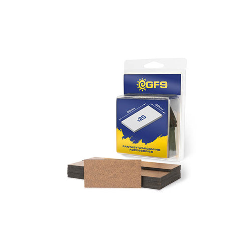 GF9 MDF Bases 30mm x 60mm (20)