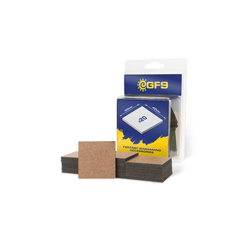 GF9 MDF Bases 40mm x 40mm (20)