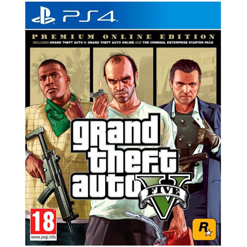 GTA V Grand Theft Auto 5 Premium Edition Criminal Enterprise Starter Pack - PS4
