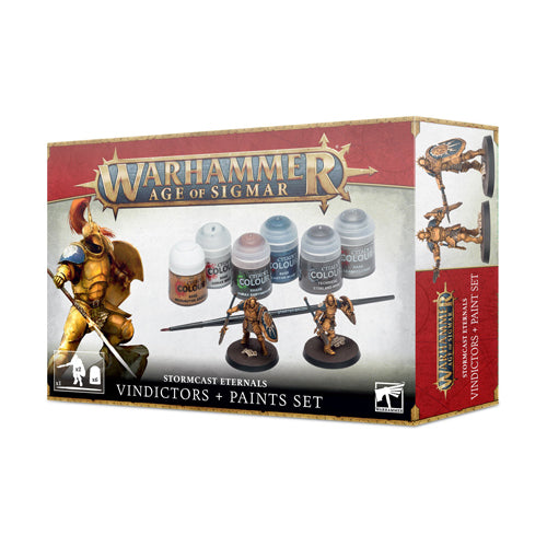 Age of Sigmar: Stormcast Eternals - Vindictors + Paint Set