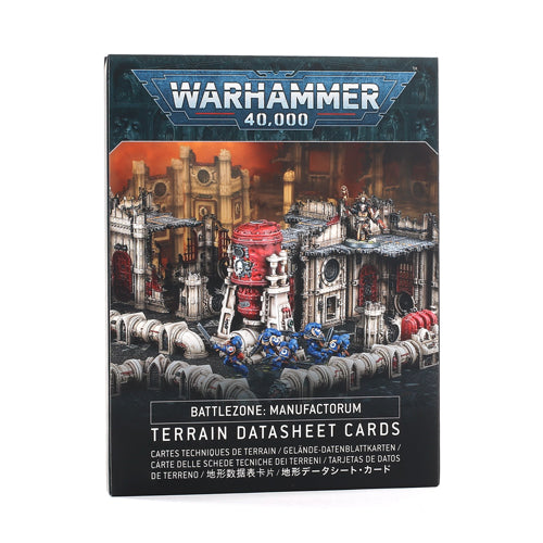 Warhammer 40K: Battlezone - Manufactorum Datasheet Cards