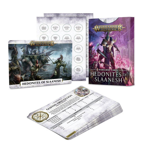 Warscroll Cards: Hedonites of Slannesh (ENG)