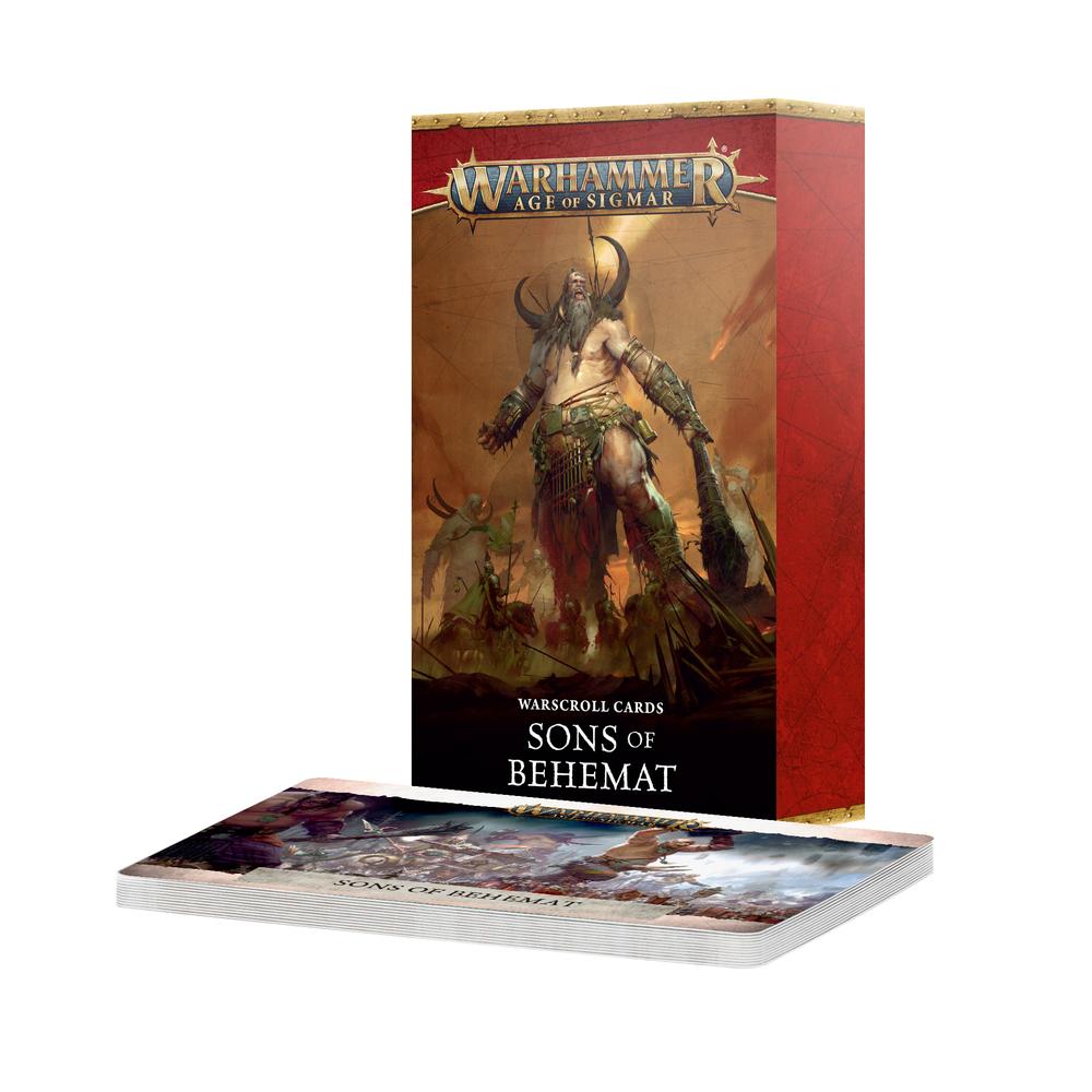 Warscroll Cards: Sons Of Behemat (4th Edition)