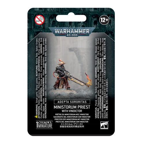 Warhammer 40000: Adeptus Sororitas - Ministorum Priest With Vindictor