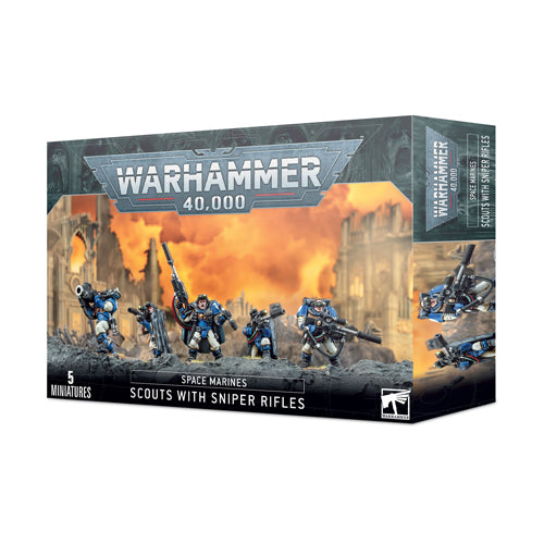 Space Marines Scouts With Sniper Rifles