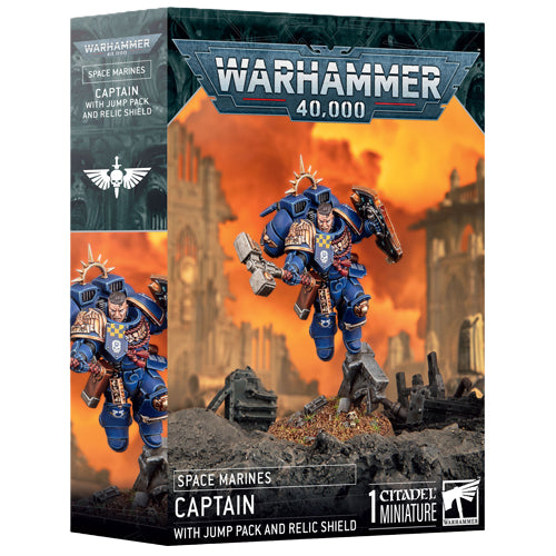 Space Marines Captain Jump Pack & Relic Shield