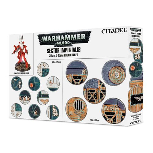 Sector Imperialis: 25 & 40Mm Round Bases