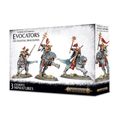 Stormcast Eternals: Evocators On Celestial Dracolines