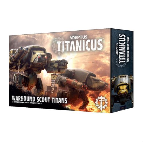 Adeptus Titanicus Warhound Scout Titans