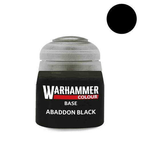 Warhammer Colour: Base: Abaddon Black 12ml
