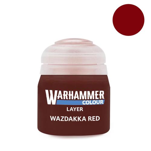 Warhammer Colour: Layer: Wazdakka Red 12ml