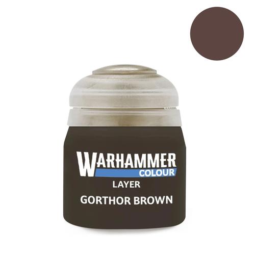 Warhammer Colour: Layer: Gorthor Brown 12ml
