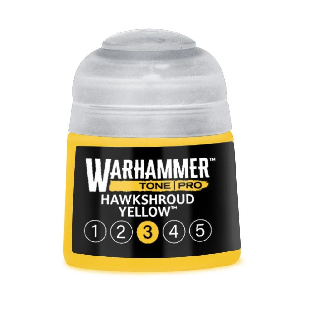 Warhammer Colour Tone Pro: Hawkshroud Yellow 3 12ml