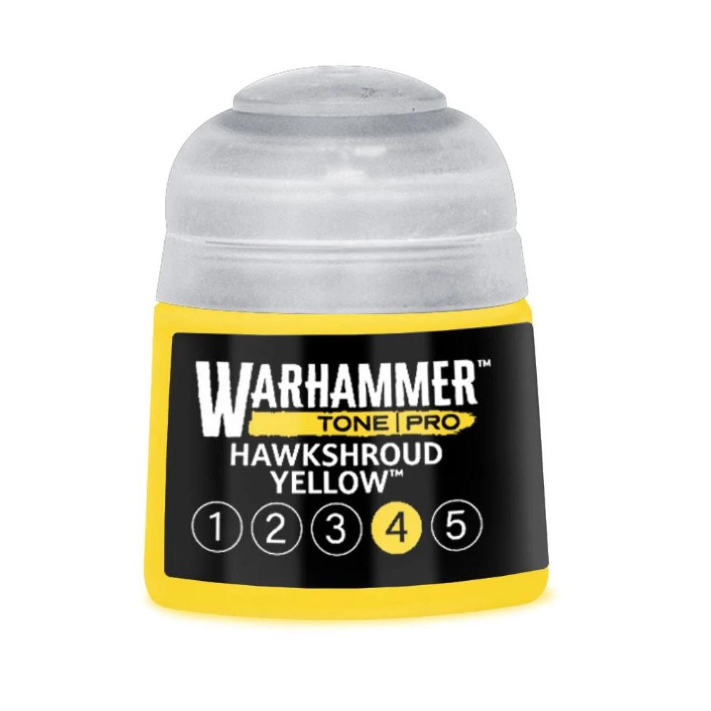 Warhammer Colour Tone Pro: Hawkshroud Yellow 4 12ml