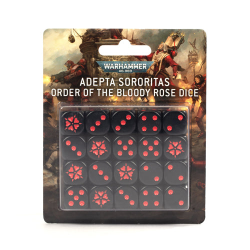 Warhammer 40K: Adeptas Sororitas - Order of the Bloody Rose Dice Set