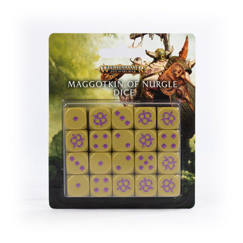 Age of Sigmar: Maggotkin of Nurgle Dice Set
