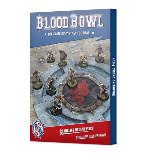 Blood Bowl: Shambling Undead Double-sided Pitch and Dugouts