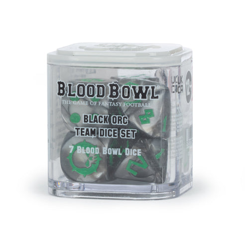 Blood Bowl: Black Orc Team Dice Set