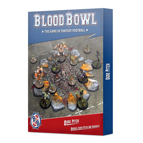 Blood Bowl: Ogre Team Double-sided Pitch and Dugouts