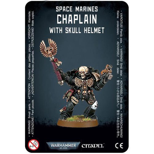Chaplain with Skull Helmet