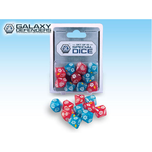 Galaxy Defenders - Set of 10 Special Dice