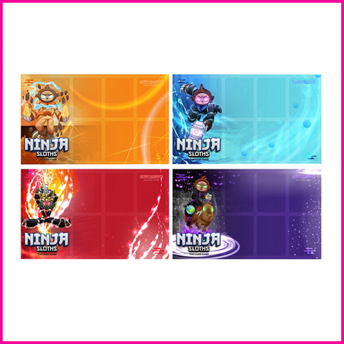 Game Mats (Set of 4): Ninja Sloths