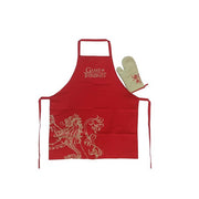 Game of Thrones Apron and Oven Mitt Set Lannister