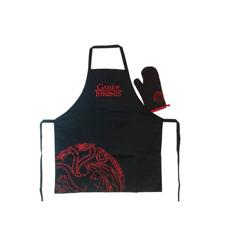 Game of Thrones Apron and Oven Mitt Set Targaryen