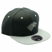 Game of Thrones Stark Snapback Cap (Black- Grey)