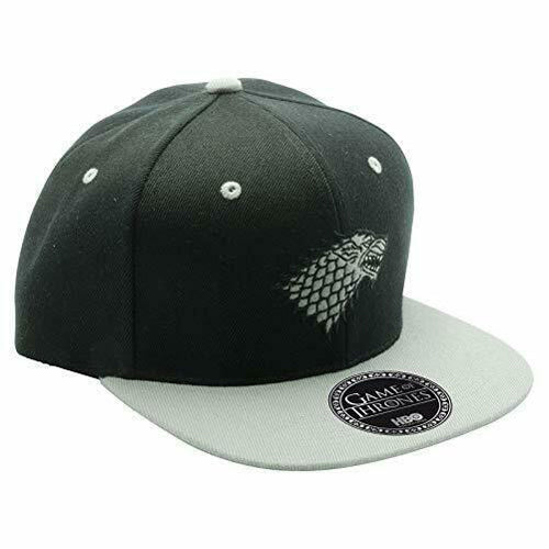 Game of Thrones Stark Snapback Cap (Black- Grey)