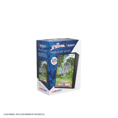 spider man mtg card sleeves Gamegenic Marvel's Spider-Man Premium Art have for any game fan Magic: the Gathering Spider-Man Premium
