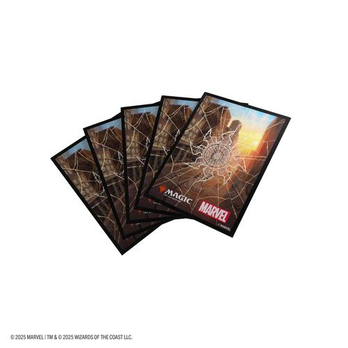 Gamegenic MTG: Marvel's Spider-Man Premium Art Sleeves- Spider-Man Plains