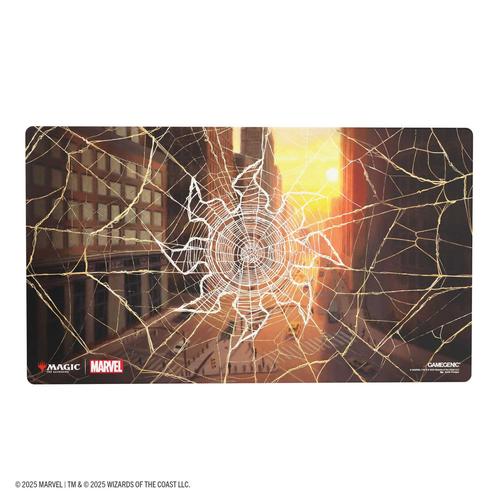 Gamegenic MTG: Marvel's Spider-Man Shiny Playmat- Spider-Man Plains