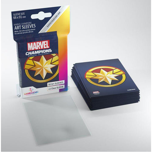 Gamegenic Marvel Champions Art Sleeves - Captain Marvel (50)