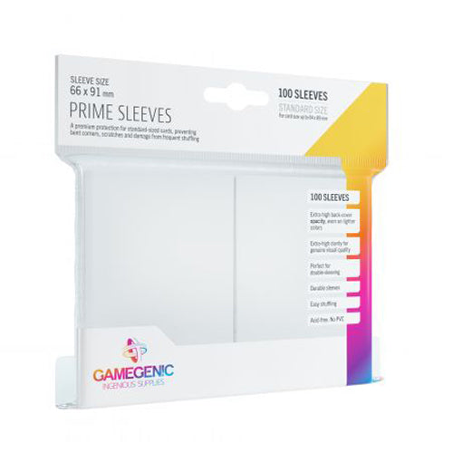 Gamegenic Prime Sleeves White (100 ct.)
