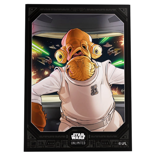 Gamegenic - Star Wars: Unlimited Art Sleeves - Admiral Ackbar