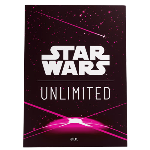 Gamegenic - Star Wars: Unlimited - Art Sleeves - Card Back Magenta