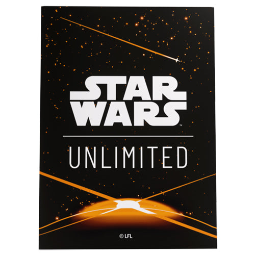 Gamegenic - Star Wars: Unlimited - Art Sleeves - Card Back Orange