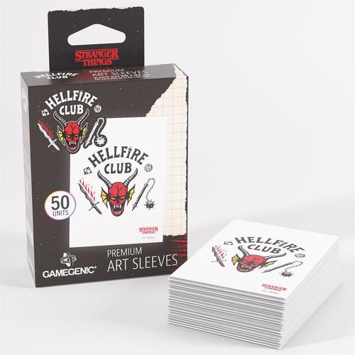 Gamegenic: Stranger Things - Hellfire Club Art Sleeves Hellfire Club | Zatu Games Gamegenic: Stranger Things - Hellfire Club Art Sleeves Hellfire Club | Zatu Games