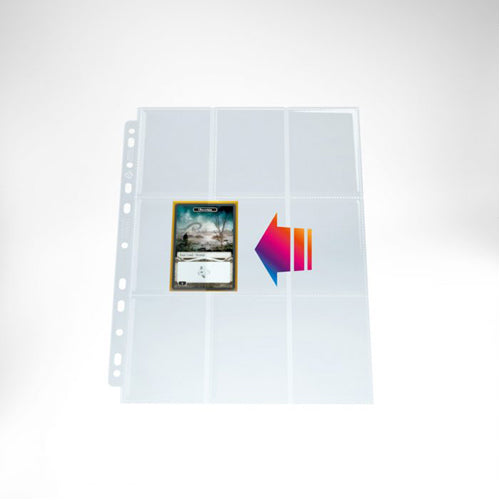 Gamegenic Ultrasonic 9-Pocket Pages Sideloading 10 pcs pack