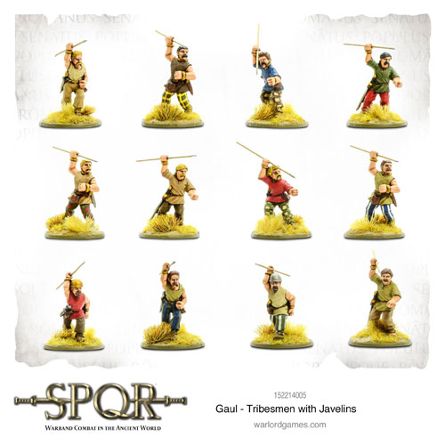 Gaul Tribesmen With Javelins